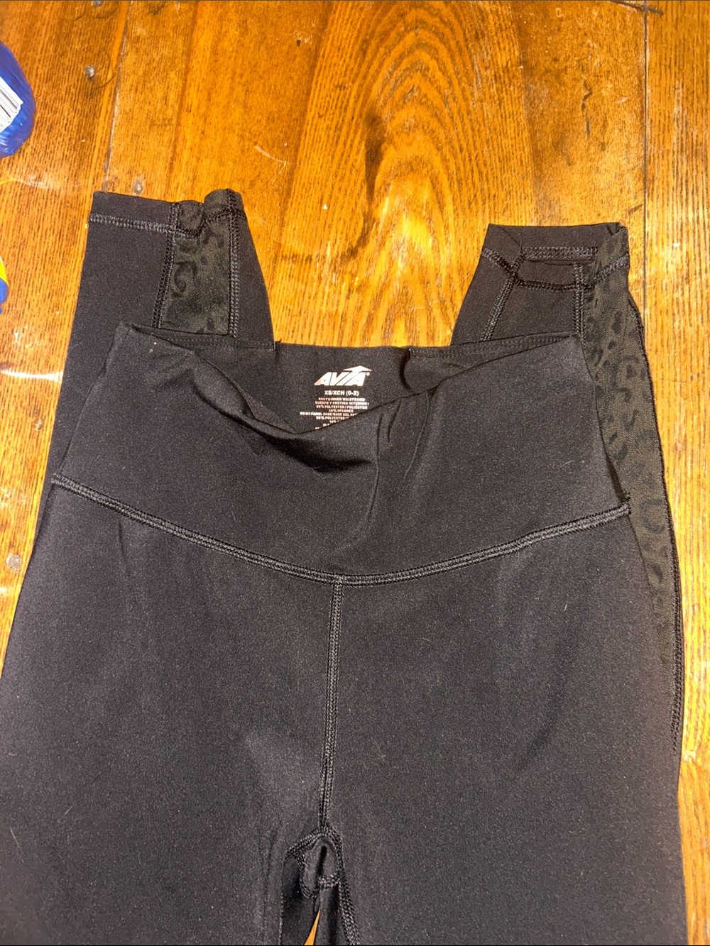 Avia Black High-Waist Active Leggings - Picture 2 of 4